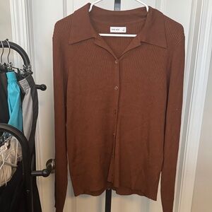 Nine West Women's Chocolate Cardigan